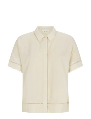 Soft Rebels Srlima Freedom Ss Shirt - Cream - XXL
