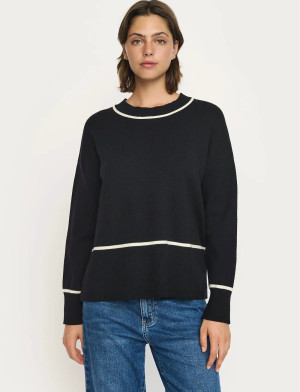 Soft Rebels Srflora Knit - Black - M Black M