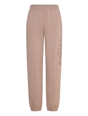 Sporty & Rich Ny Health Club Sweatpant - Beige - L Beige L