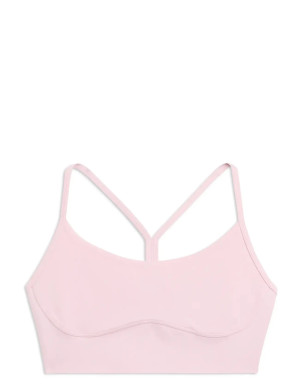 STRONGER Soft Strappy Sports Bra   XS Pink XS
