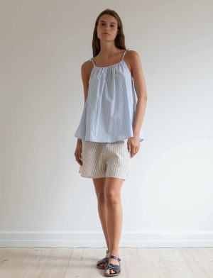 STUDIO FEDER Jasmin Shorts - Brown - XL