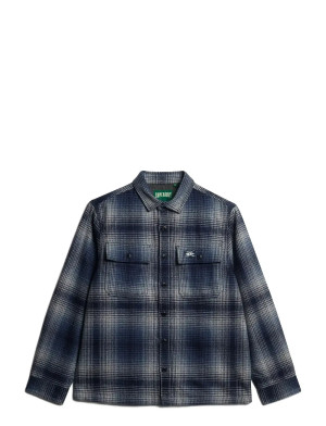 Superdry Wool Miller Overshirt   S Blue S