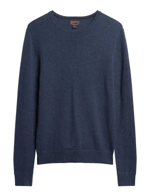Superdry Essential Slim Fit Crew Jumper   XXL Navy XXL