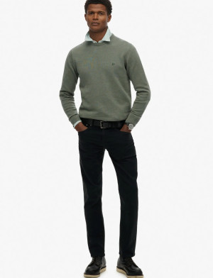 Superdry Merchant Sateen 5 Pocket Pant - Black - 31 x 32