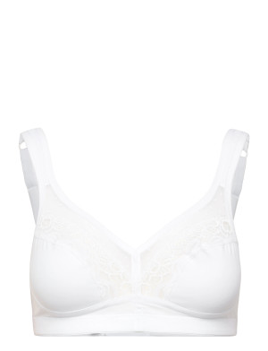 Swegmark Wellness Soft Bra Fairtrade   E x 80 White E x 80
