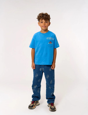 The New Tnpauli Os S_S Tee - Blue - 134/140 Blue 134/140