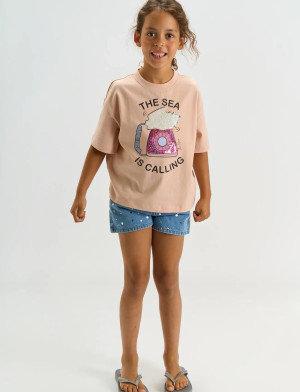 The New Tntiffany Os S_S Tee - Pink - 110/116