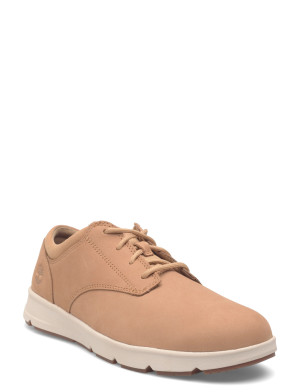 Timberland Parker Street Low Lace Up Sneaker Medium Beige Nubuck - Beige - 41