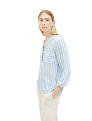 Tom Tailor Blouse Striped - White - 42 White 42