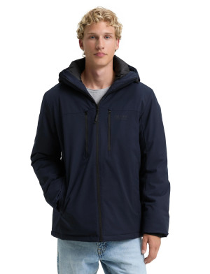 Tom Tailor Hooded Technical Jacket - Navy - XXL Navy XXL