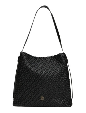 Tommy Hilfiger Th Braided Maxi Hobo   ONE SIZE Black ONE SIZE