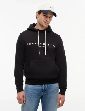 Tommy Hilfiger Core Tommy Logo Hoody - Black - S Black S