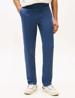 Tommy Hilfiger Bleecker Printed Structure Chino - Blue - 33 x 34