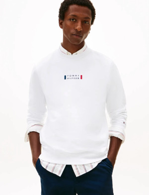 Tommy Hilfiger Brand Love Sweatshirt - White - S