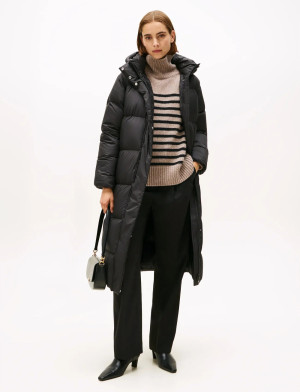 Tommy Hilfiger Modern Down Reg Maxi Coat - Black - XS Black XS