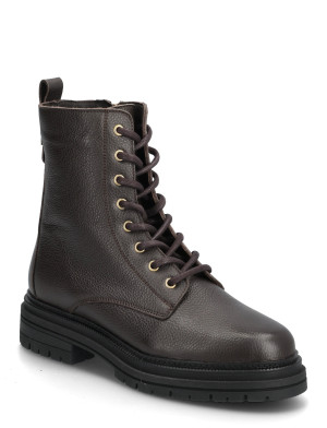 Tommy Hilfiger Th Plaque Pebble Lace Boot Warm   41 Black 41