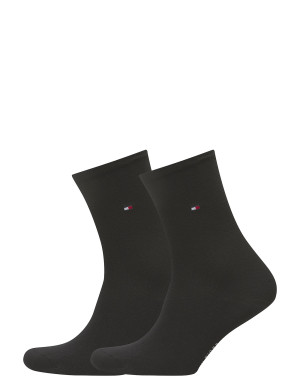 Tommy Hilfiger Th Women Sock Casual 2P   39-42 Black 39-42