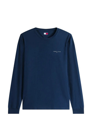 Tommy Jeans Tjm Slim Chest Linear Ls Tee Ext   XS Navy XS
