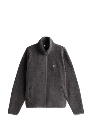 Tommy Jeans Tjm Rlx Badge Fz Teddy   S Grey S