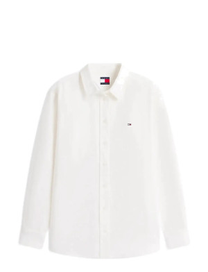 Tommy Jeans Tjw Rlx Linen Shirt   L White L