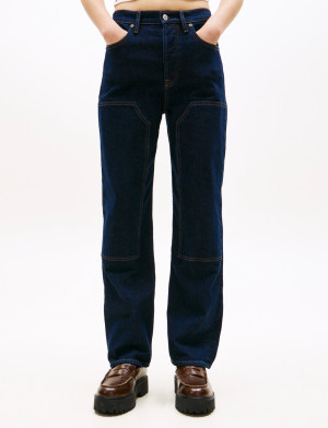 Tommy Jeans Layla High Rise Straight Bja150 - Navy - 30 x 30