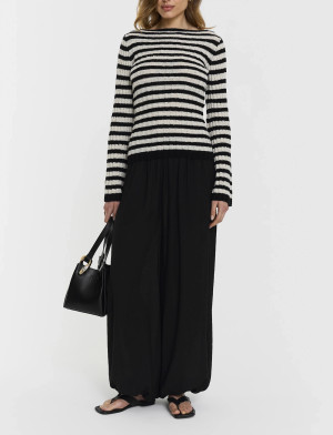 Twist & Tango Karlie Knitted Top - Black - L