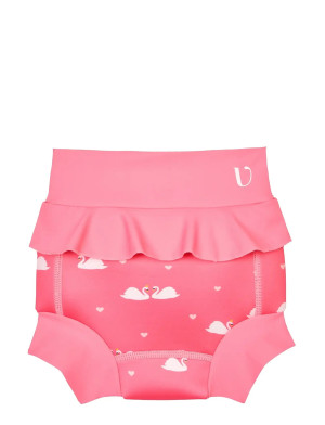 Vanilla Copenhagen Blebadebukser Neopren - Rosy - Swan   6-12M Pink 6-12M