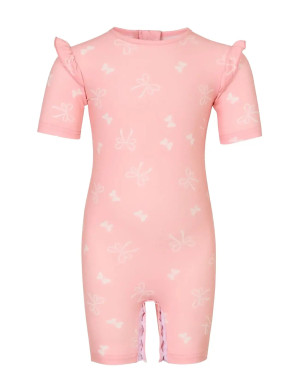 Vanilla Copenhagen Baby Badeheldragt - Butterfly & Bow   3-6M Pink 3-6M
