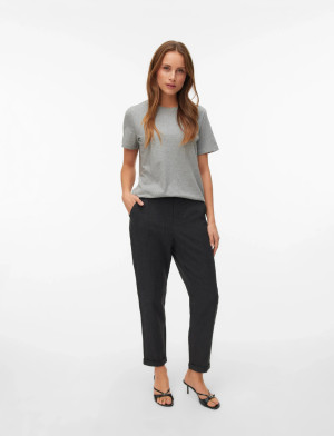 Vero Moda Vmmaya Bestie Mw Loose Pant Noos - Grey - XL x 32