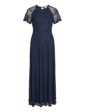 Vila Vifemma S/S Lace Dress - Noos/Oc   XXL Navy XXL