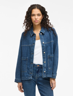 Vila Vijaf L/S Denim Jacket - Noos - Blue - 36