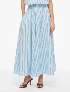 Vila Vivalencia Hw Ankle Skirt/1 - Blue - 36 Blue 36