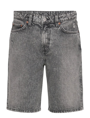 Weekday Monterey Low Rise Denim Shorts - Grey - 32