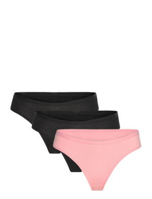 Weekday 3-Pack Inez Brazilian Cotton Briefs - Black - XS