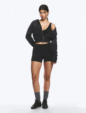 Weekday Biker Shorts - Black - XXS