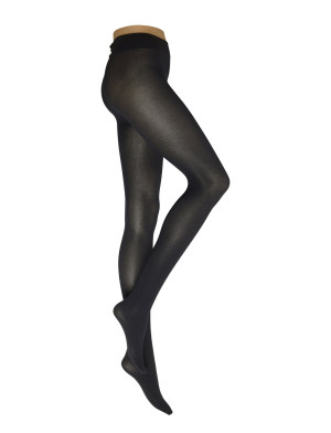 Wolford Cotton Rib Tights - Black - XS