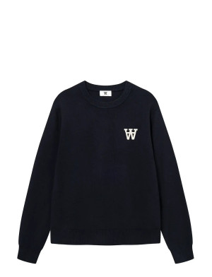 WOOD WOOD Wwcurt Crew Neck 25212   S Navy S