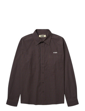 Woodbird Wbbuzo Yuan Check Shirt   XXL Burgundy XXL