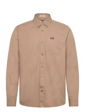 Wrangler Ls Shirt   S Beige S