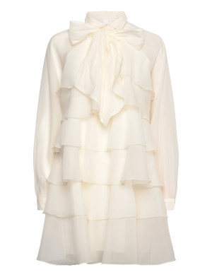 Yaseloise Ls Dress - D2D - Cream - 38 Cream 38