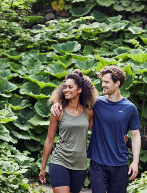 ZEBDIA Women Sports Strap Top - Khaki green - XL Khaki green XL