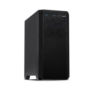 Inter-Tech H-606 Mini Tower ohne Netzteil schwarz