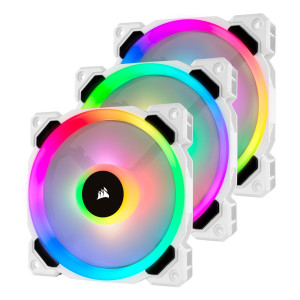 Corsair LL Series LL120 RGB 3er Pack 120x120x25mm 2200 U/min 35.9 dB(A) schwarz/weiß