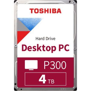 4TB Toshiba P300 HDWD240UZSVA 128MB 3.5" (8.9cm) SATA 6Gb/s