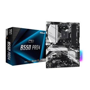 ASRock B550 Pro4 AMD B550 So.AM4 Dual Channel DDR ATX Retail