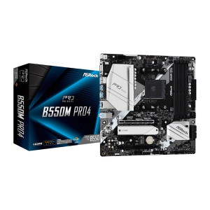 ASRock B550M Pro4 AMD B550 So.AM4 Dual Channel DDR4 mATX Retail
