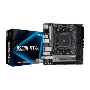 ASRock B550M-ITX/ac AMD B550 So.AM4 Dual Channel DDR4 Mini-ITX Retail