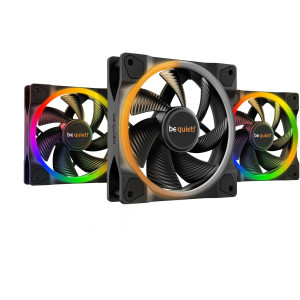 be quiet! Light Wings PWM 3er-Pack 120x120x25mm 1700 U/min 20.6 dB(A) schwarz