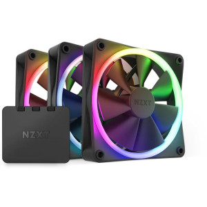 NZXT F Series F120 RGB Triple 120x120x26mm 500-1800 U/min 17.2-27.5 dB(A) schwarz