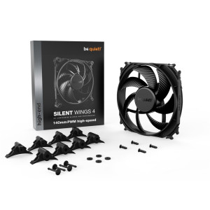 be quiet! Silent Wings 4 PWM High-Speed 140x140x25mm 1900 U/min 29.3 dB(A) schwarz